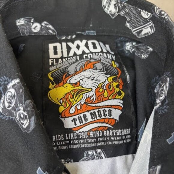 Dixxon Flannel Company Shirt Sz L The Moco Ride Like The Wind Brother Button Up - Picture 4 of 5